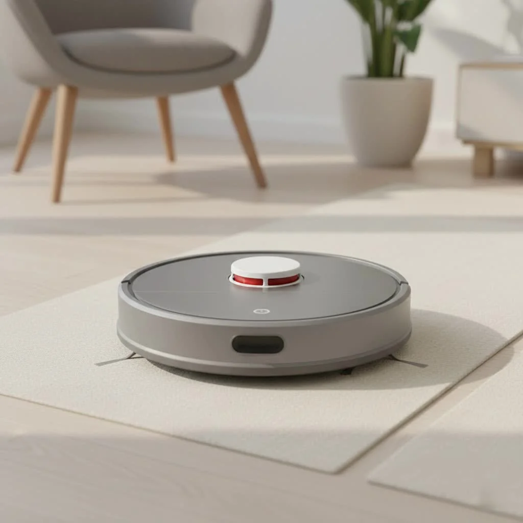 Lidar robot vacuum mapping a room