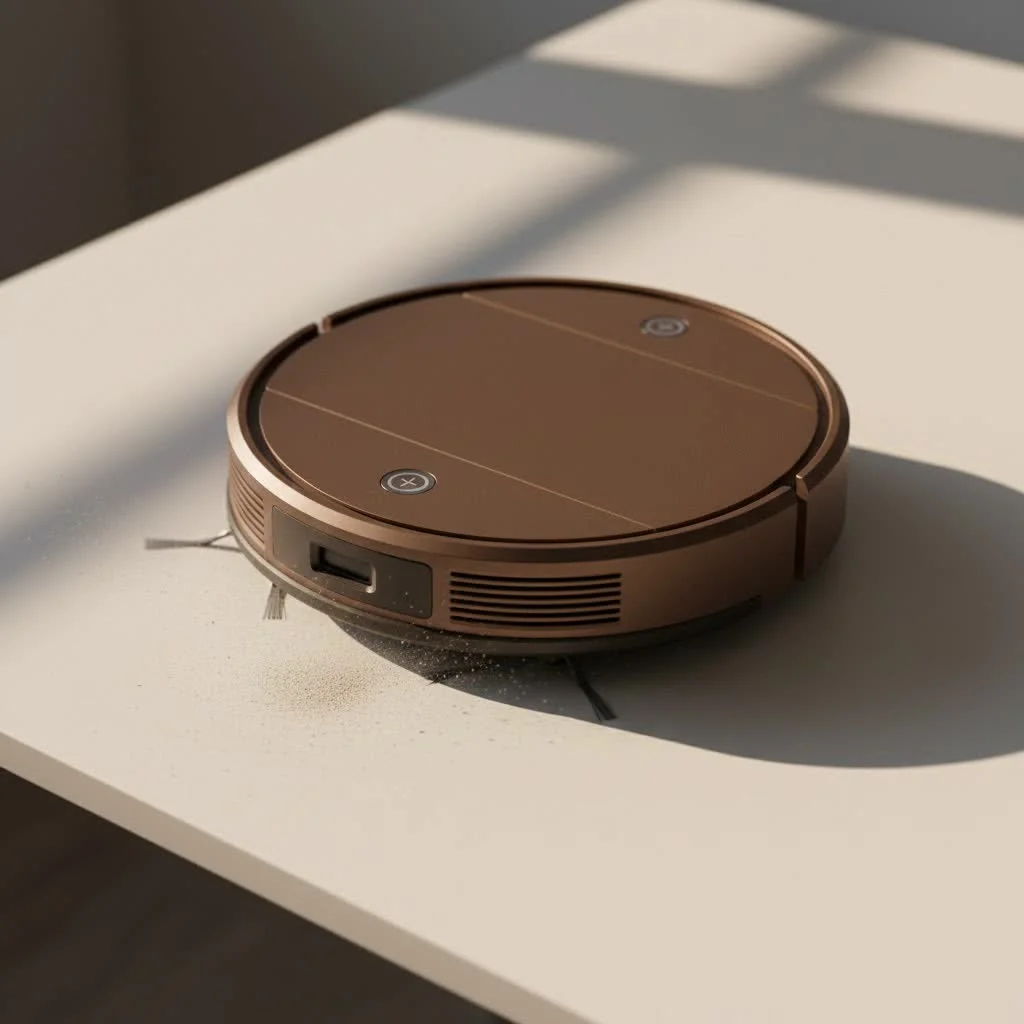 bObsweep robot vacuum cleaning a modern living room